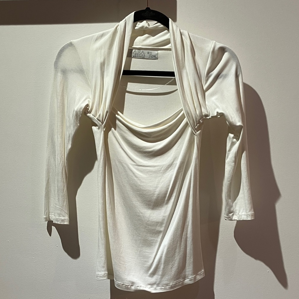 EUC Zara 3/4 sleeve knit top | Size S